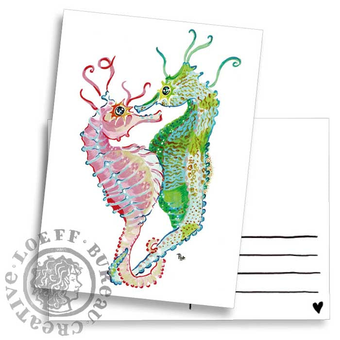 Seahorses Card