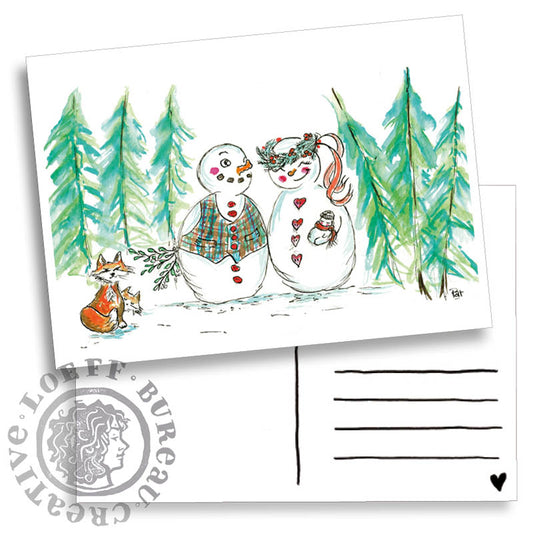 Snowpoppy Family Card