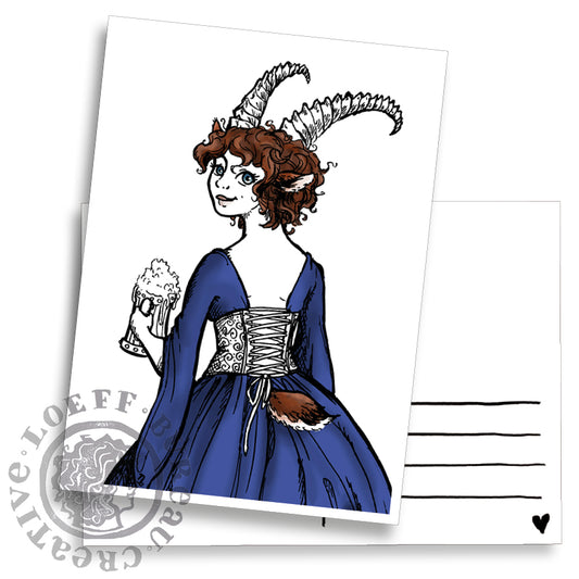 Zodiac Capricorn Card