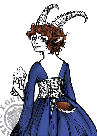 Zodiac Capricorn Card