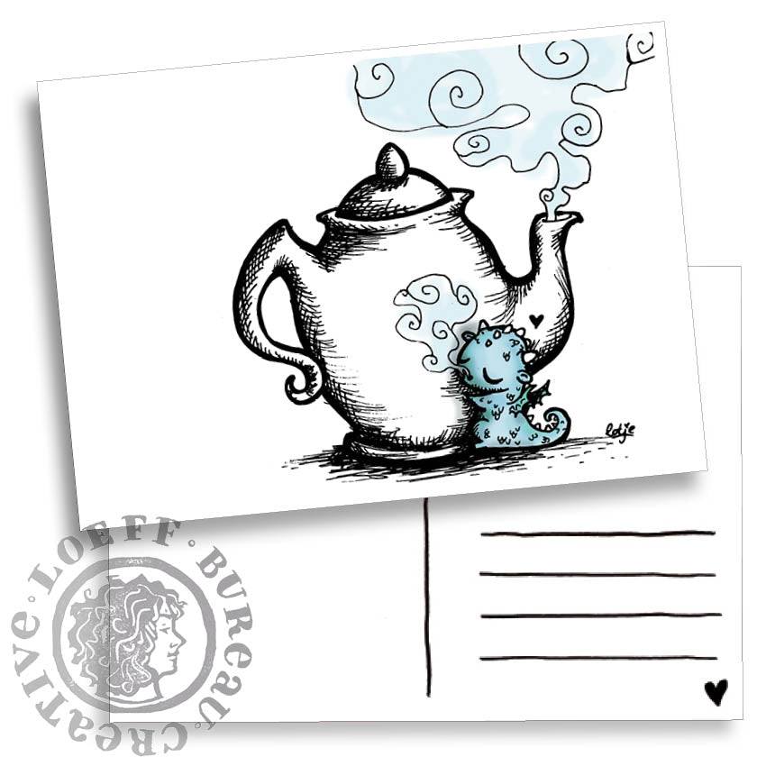 Teapot Dragon Card