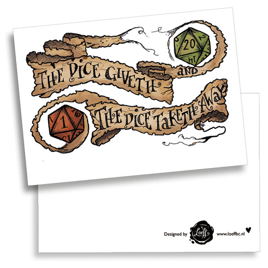 The Dice Card
