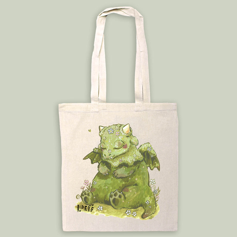Totebag Moss Dragon