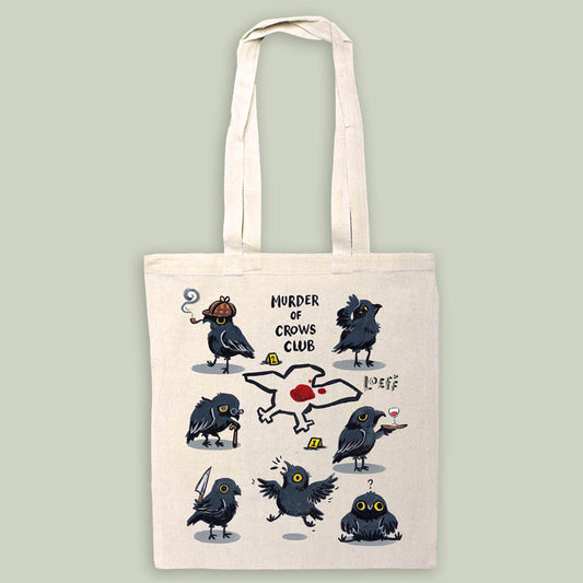 Totebag Murder of Crows