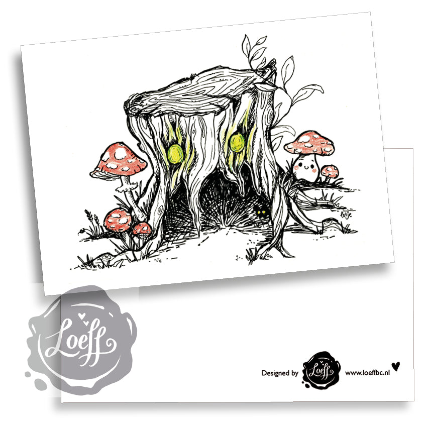 Tree Trunk Card