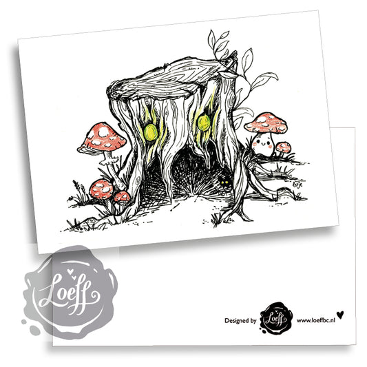 Tree Trunk Card