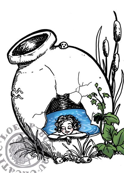 Zodiac Aquarius Card