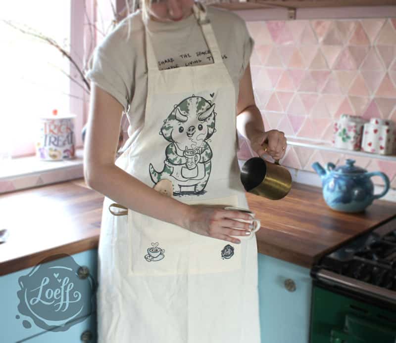 Apron Barista Dino