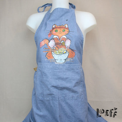 Apron Ramen Cat