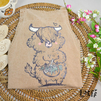 Apron Highland Cow
