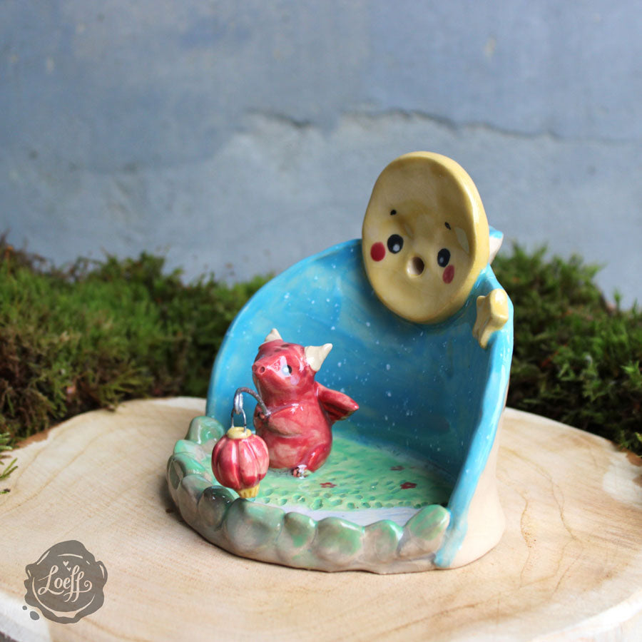 Back-flow Burner Loeff Year of the Dragon