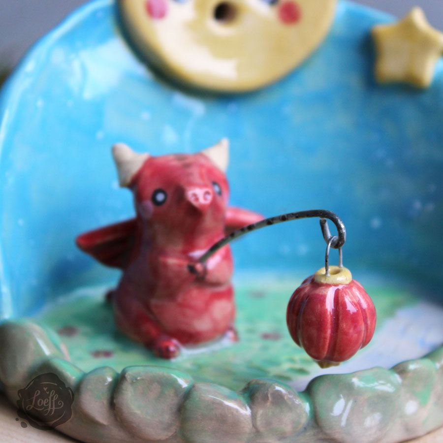 Back-flow Burner Loeff Year of the Dragon