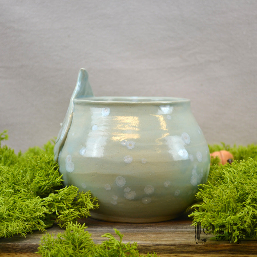 Limited Run Crystal Glaze Leaf Planter