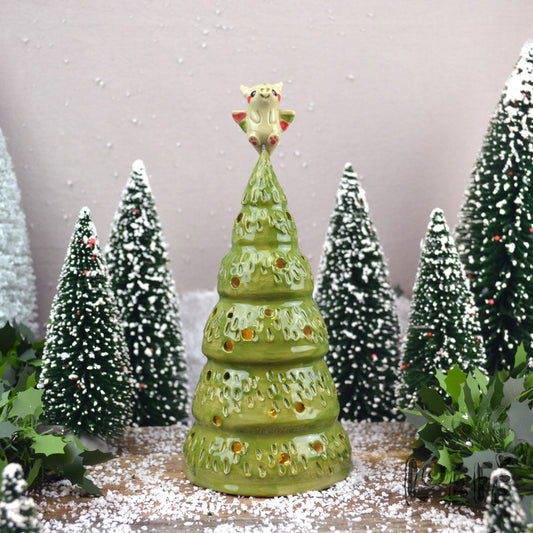 Happy Little Christmas Tree Green Dragon