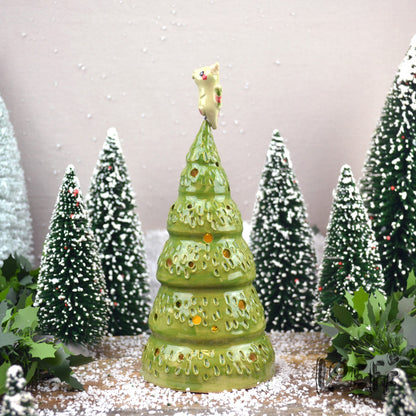 Happy Little Christmas Tree Green Dragon