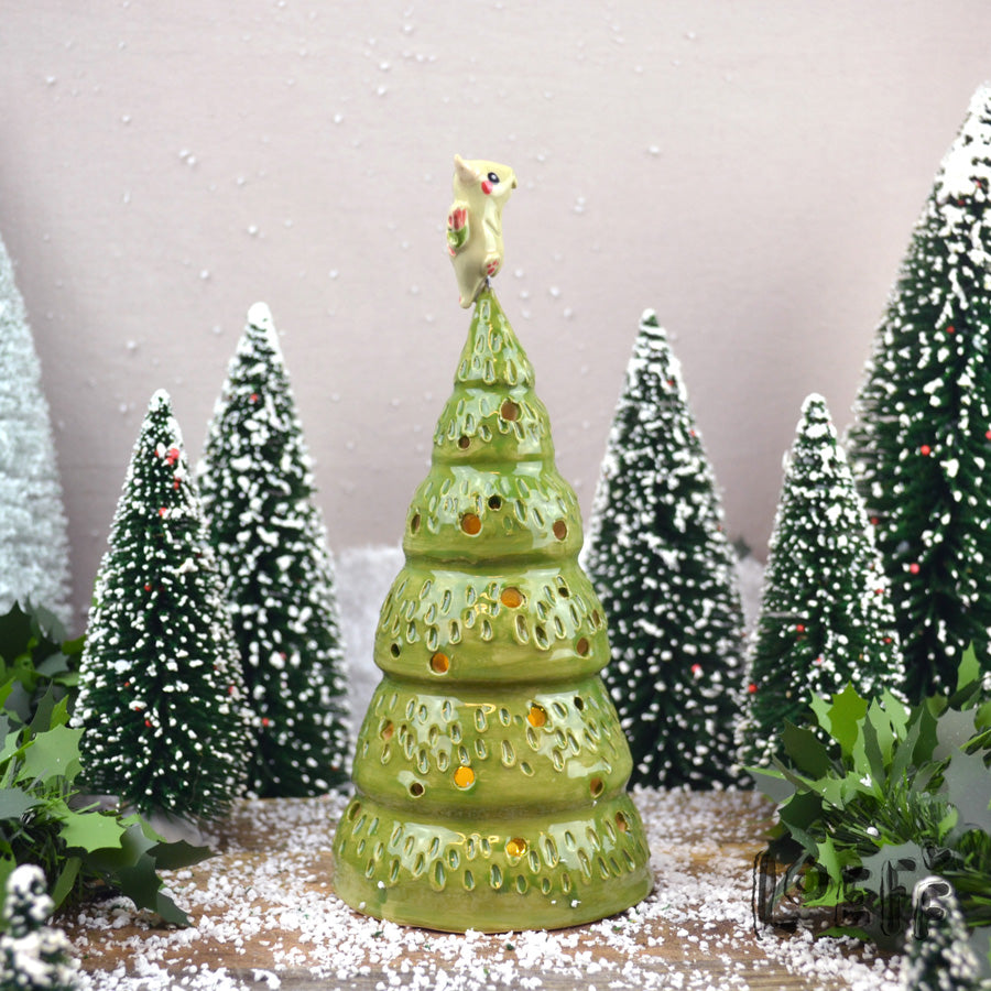 Happy Little Christmas Tree Green Dragon