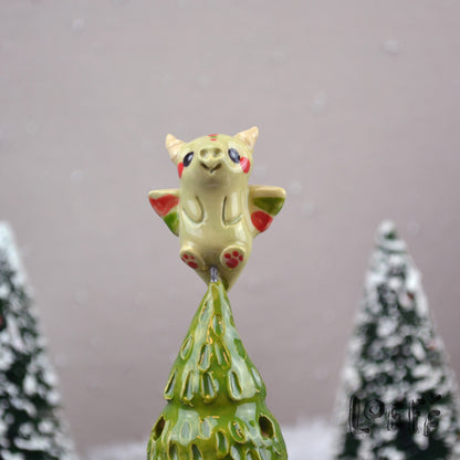 Happy Little Christmas Tree Green Dragon