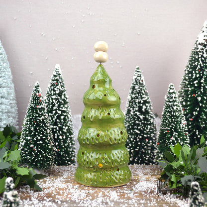 Happy Little Christmas Tree Snowpoppy Red Button