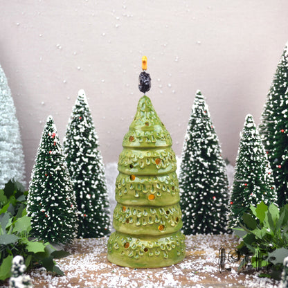 Happy Little Christmas Tree Soot Sprite Yellow Star