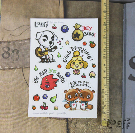 Sticker Sheet A6 Island