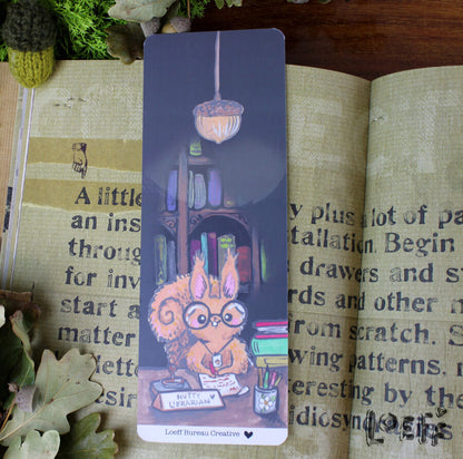 Bookmark Library The Nut Two-sided