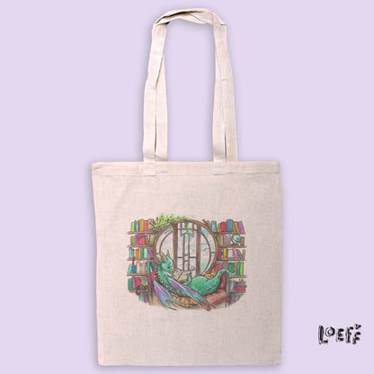 Totebag Library Dragon