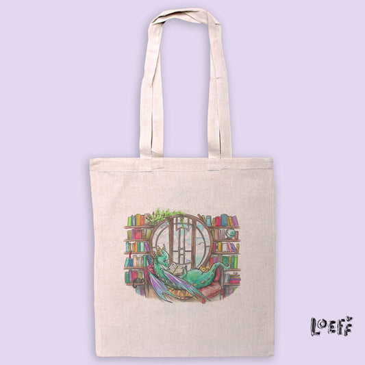Totebag Library Dragon