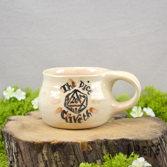 Loeff Mug Dice Giveth Brown