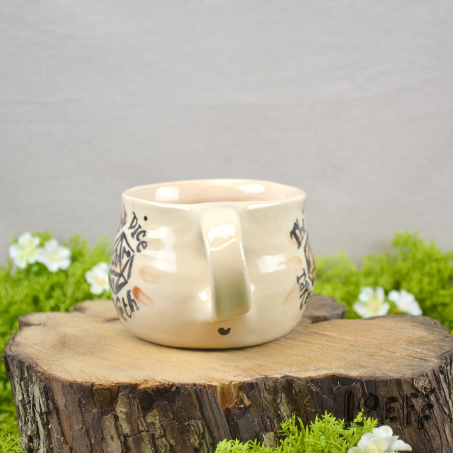Loeff Mug Dice Giveth Brown