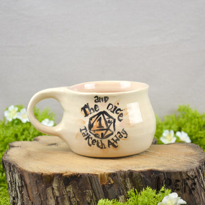 Loeff Mug Dice Giveth Brown