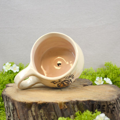 Loeff Mug Dice Giveth Brown
