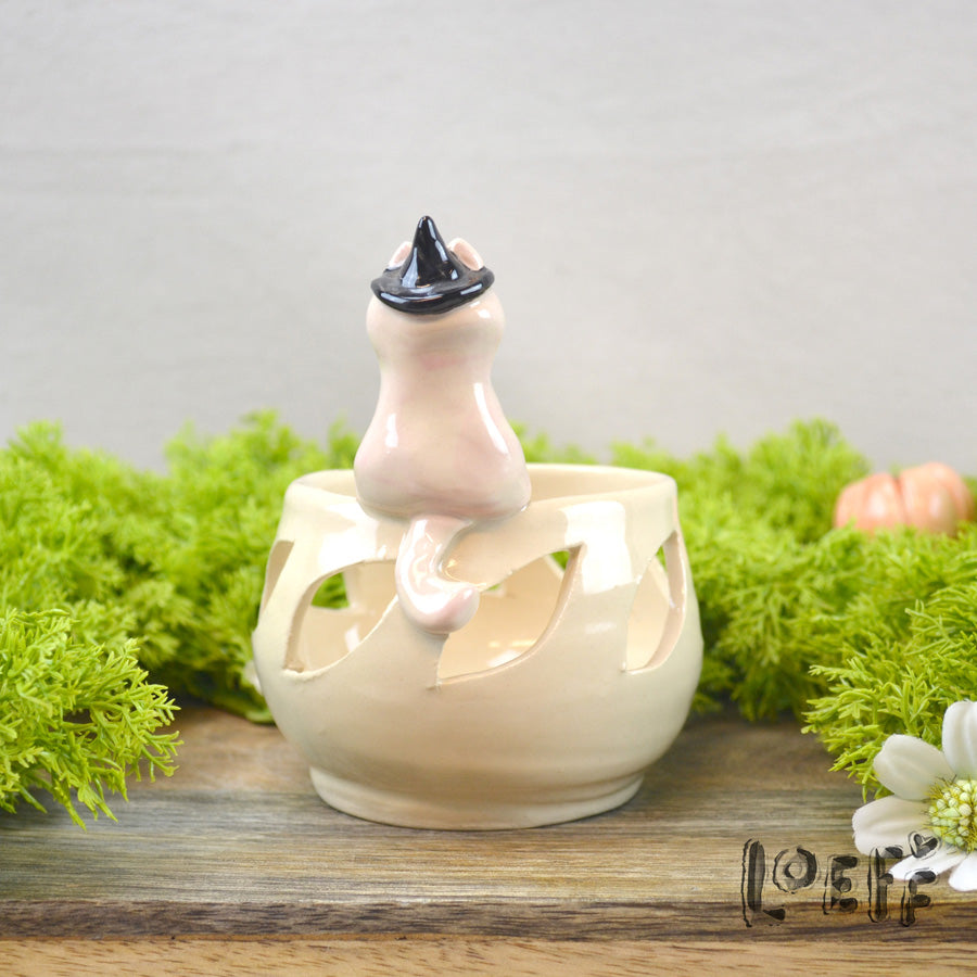 Marshmallow Light Cat with Hat