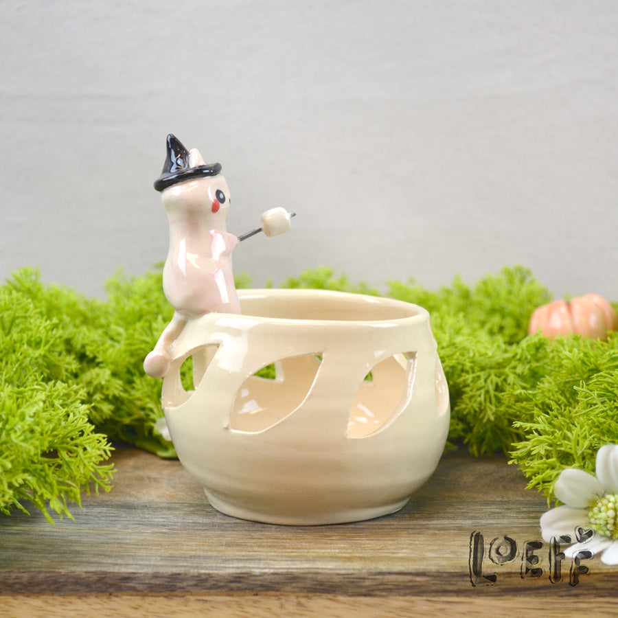 Marshmallow Light Cat with Hat