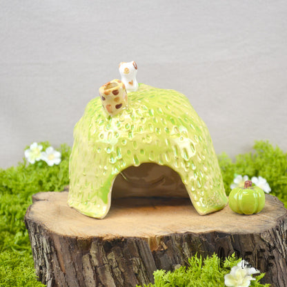 Meadow Home Incense Burner Calico Cat