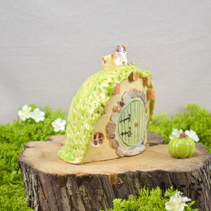 Meadow Home Incense Burner Calico Cat