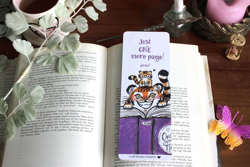 Bookmark One More Page Two-sided