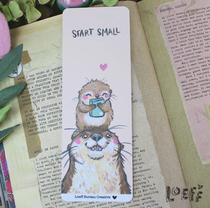 Boekenlegger Otters tweezijdig