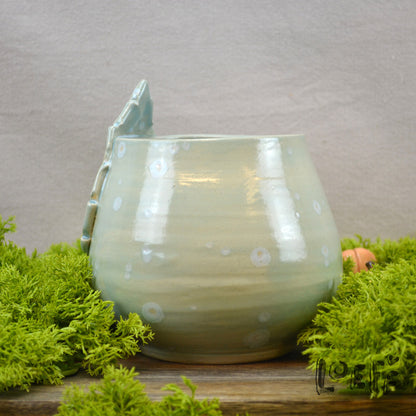 Limited Run Crystal Glaze Leaf Planter 2