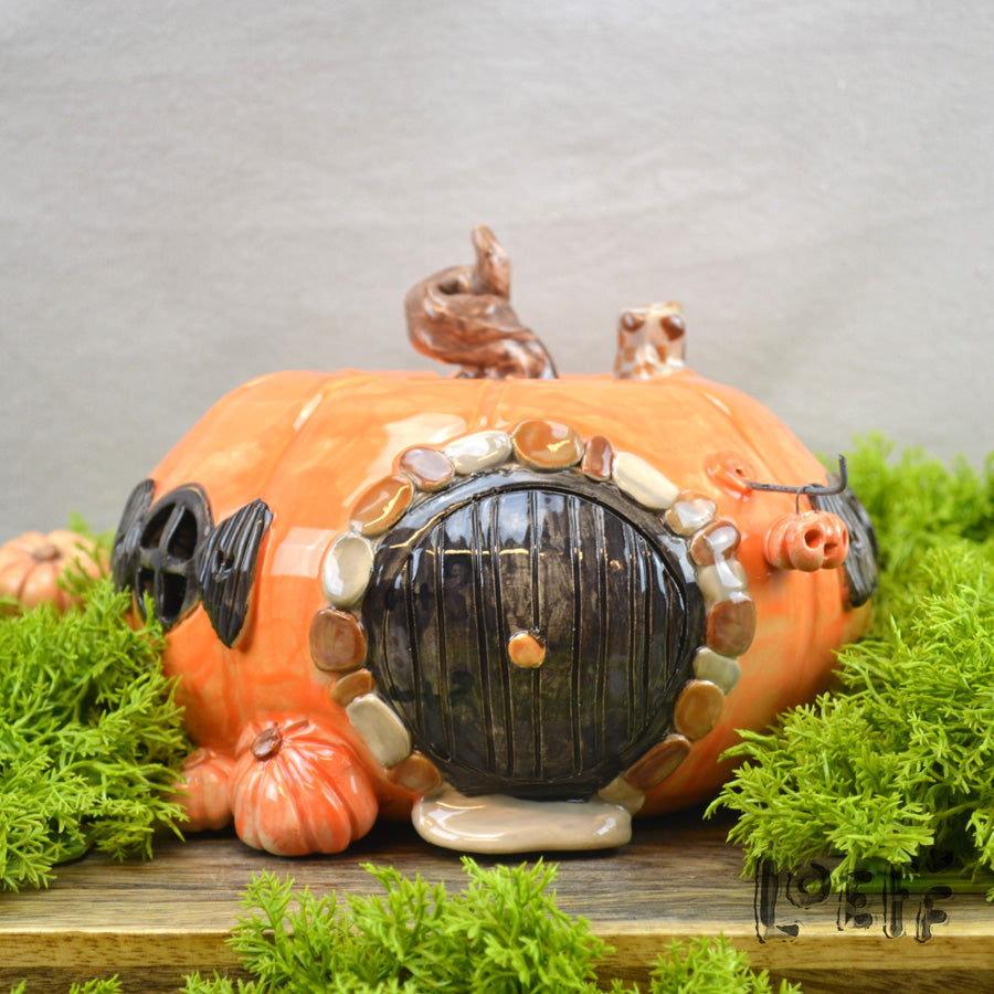 Pumpkin Home Black Door