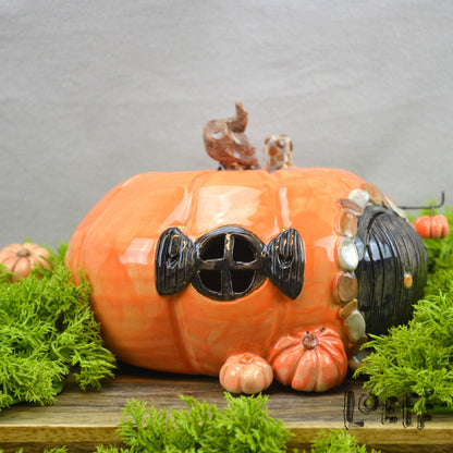 Pumpkin Home Black Door