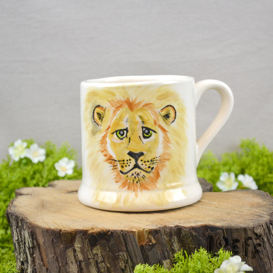 Queen's Mug Lion face