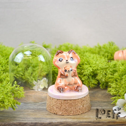 Showstopper Loeff Small Dome Fox and Baby Fox
