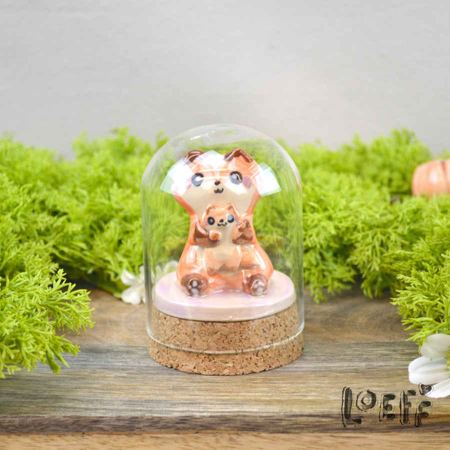 Showstopper Loeff Small Dome Fox and Baby Fox