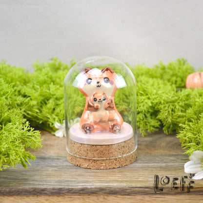 Showstopper Loeff Small Dome Fox and Baby Fox