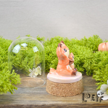 Showstopper Loeff Small Dome Fox and Baby Fox