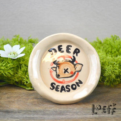 Plate Small Deer Season