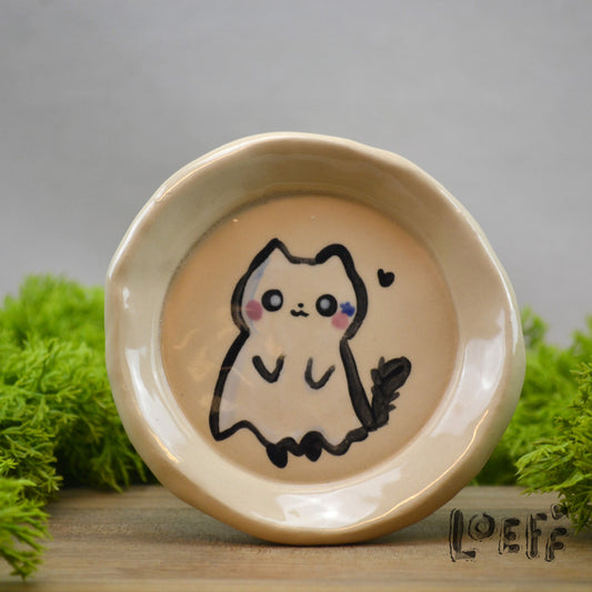Plate Small Ghost Kitty 2