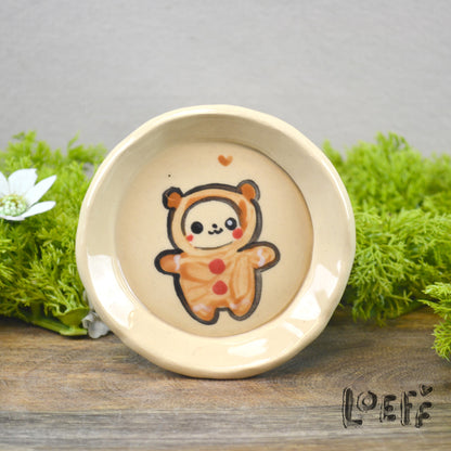 Plate Small Gingerbread Bear