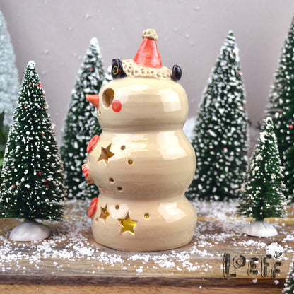 Snowpoppy Cat Under Hat