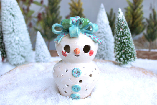 Snowpoppy Festive Bow